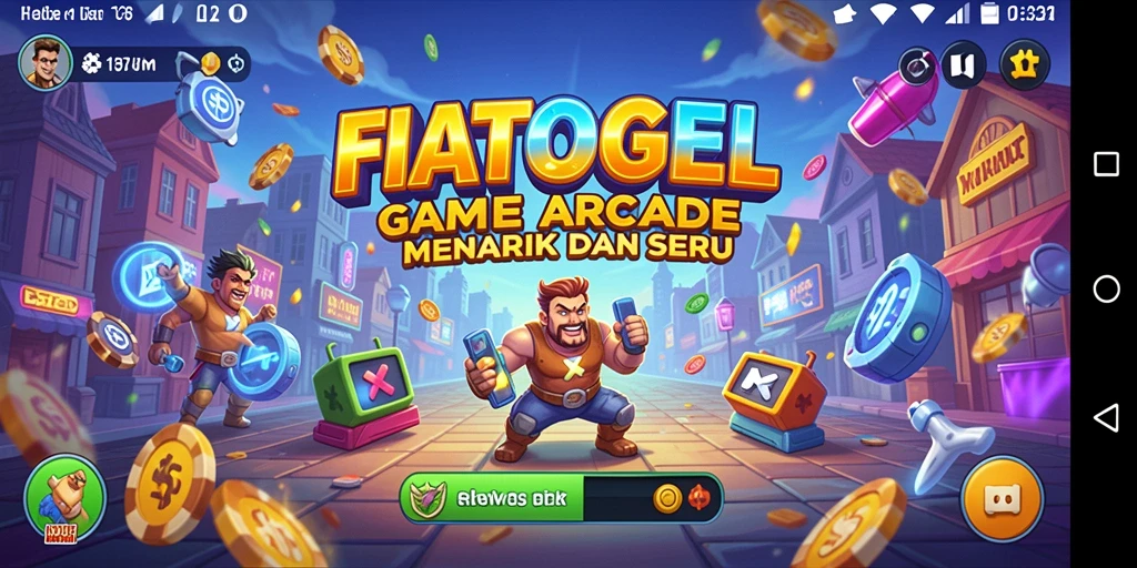 Tampilan gameplay menarik dari FIATOGEL yang memikat pemain.