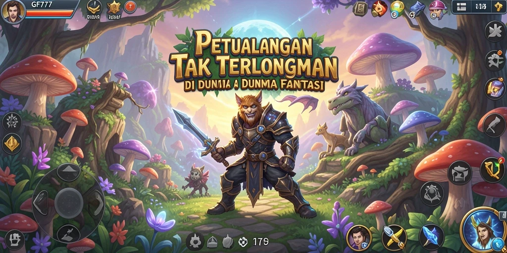 Tampilan gameplay menawan di dunia petualangan GF777.