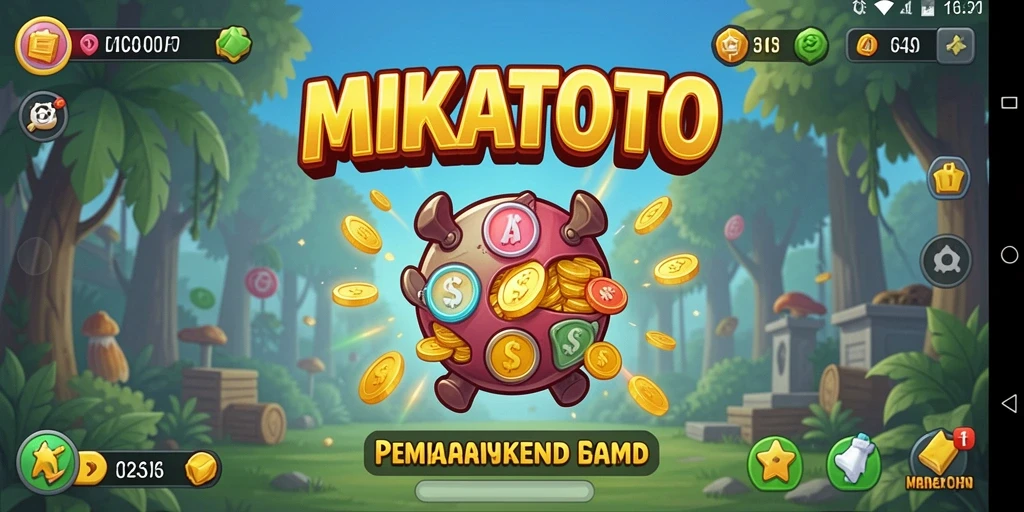 Tampilan gameplay MIKATOTO yang menarik dan dinamis.