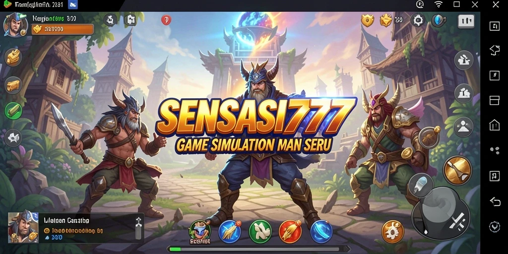 Tampilan menarik dari gameplay dalam SENSASI777 yang seru dan interaktif.